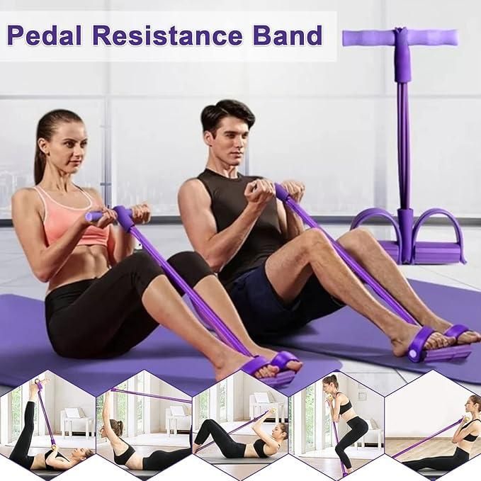 Yoga Pedal Puller Resistance Band – Total Body Workout at Home!