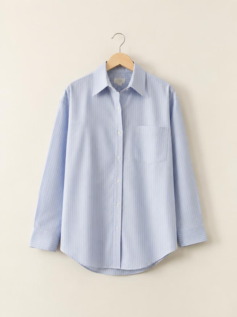 Striped Poplin Shirt by Sample · Marks & Spencer